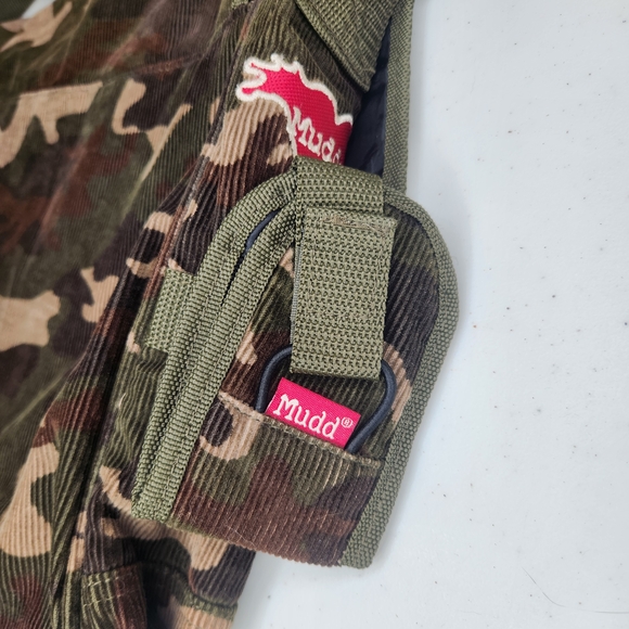 MUDD Corduroy Camouflage Messenger Bag 90s Y2k - Picture 4 of 6